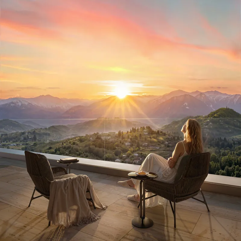 View from the area — Ambassadori Island, Batumi