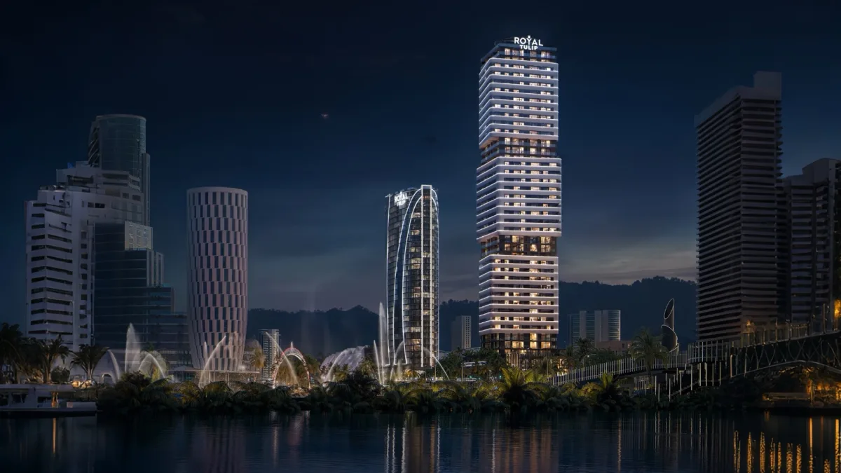 CUBE Towers — Batumi · Royal Tulip · Alley of Heroes