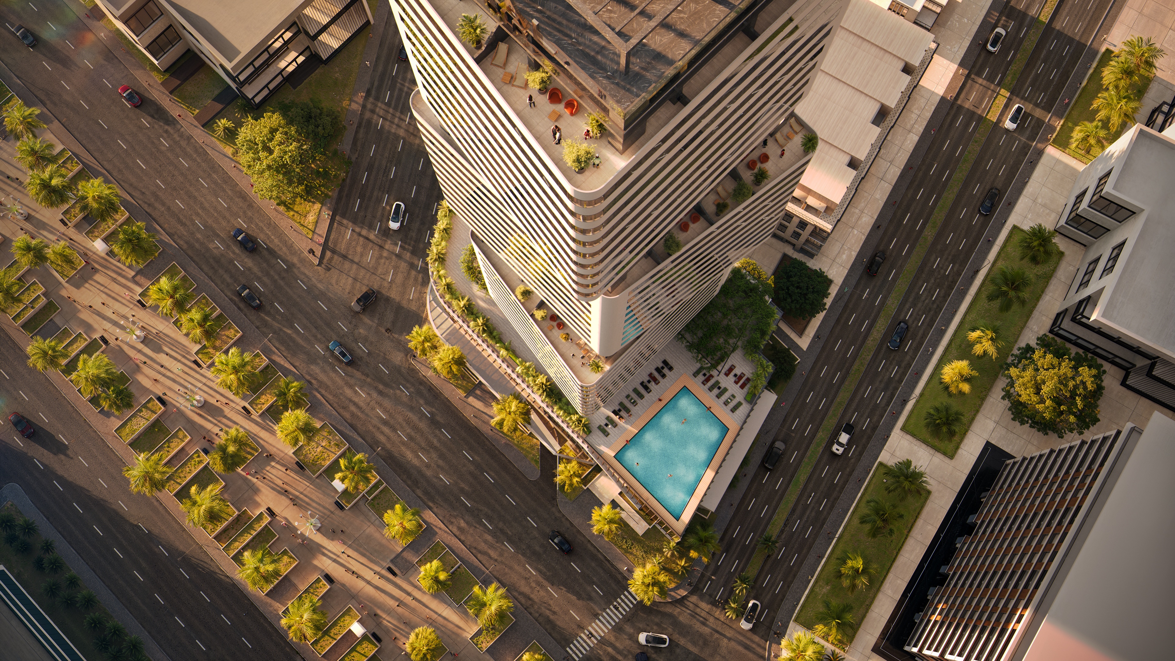 CUBE Towers render