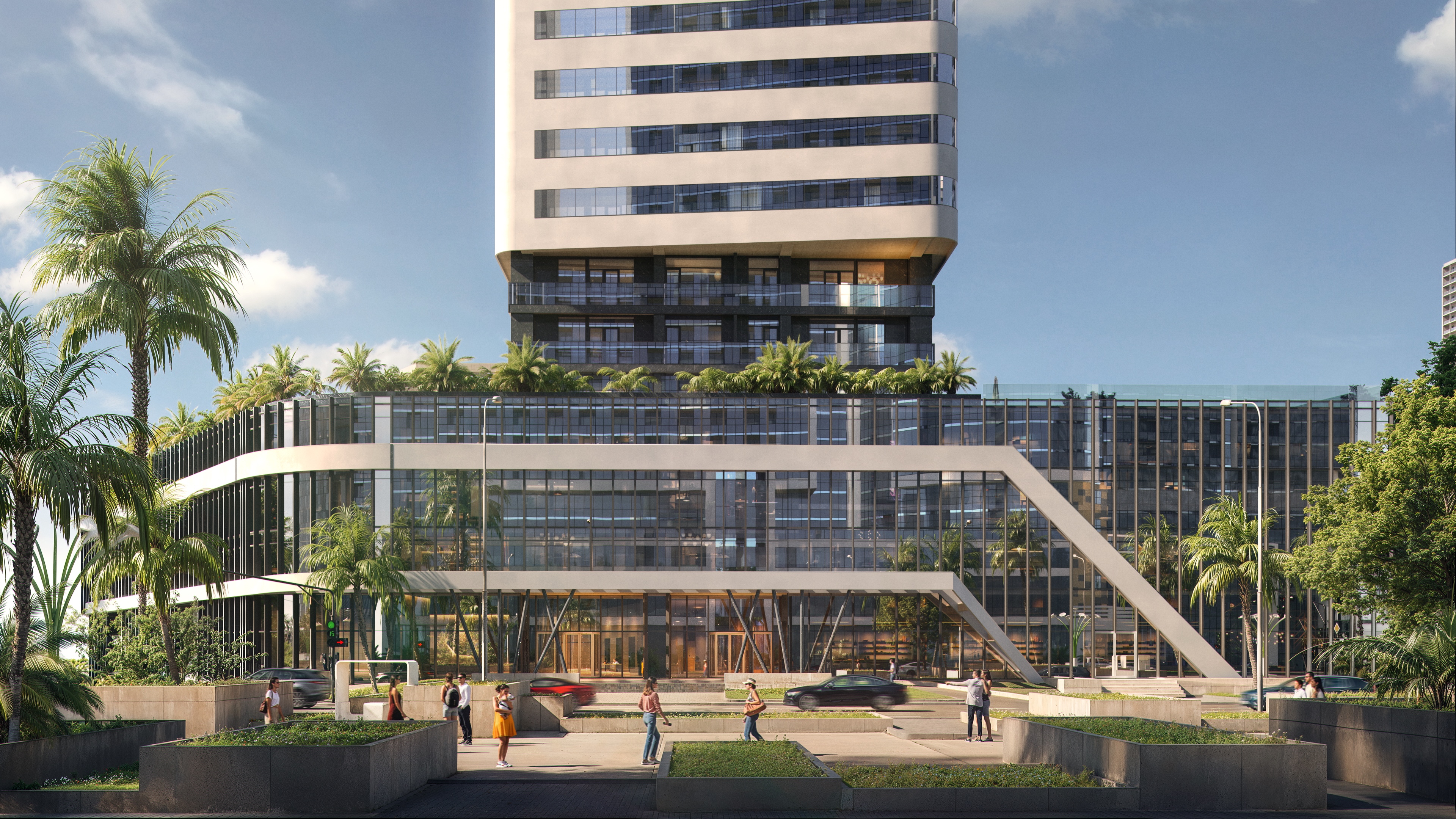 CUBE Towers render