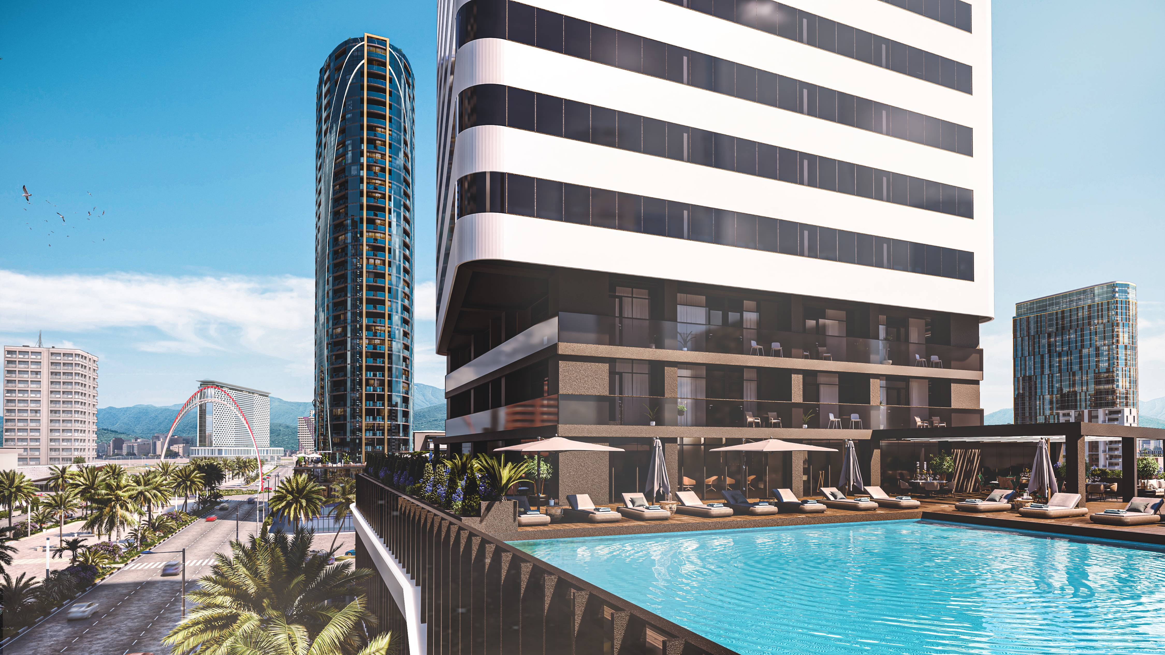 CUBE Towers render
