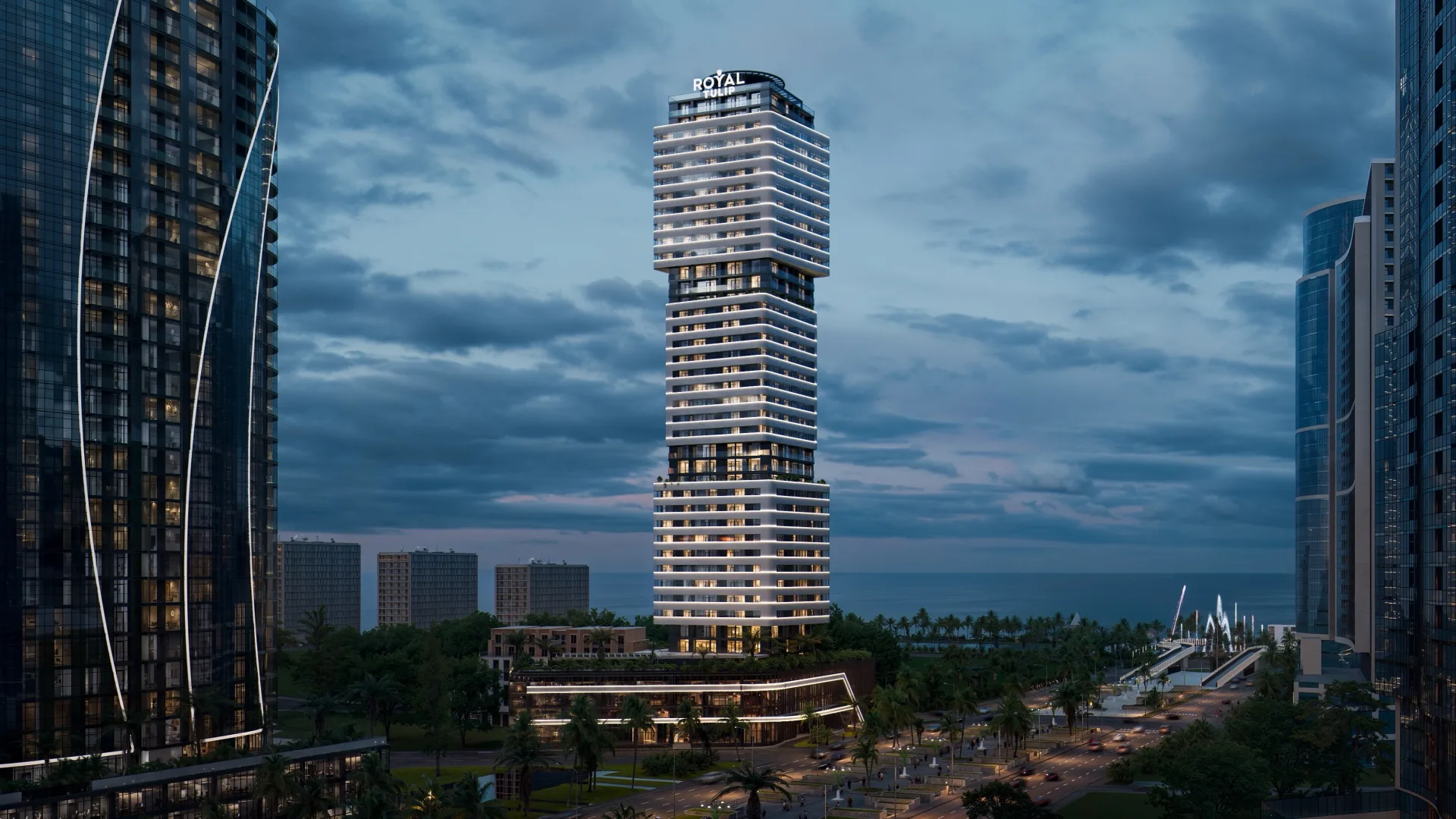 CUBE Towers — Batumi landmark architecture