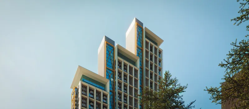 The tower crown against the sky — Next Address, Batumi