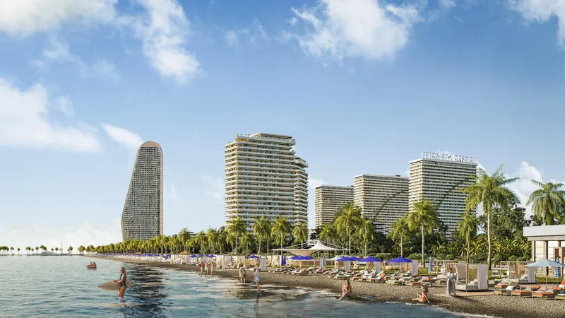 View from the area — Petra Sea Resort, Batumi