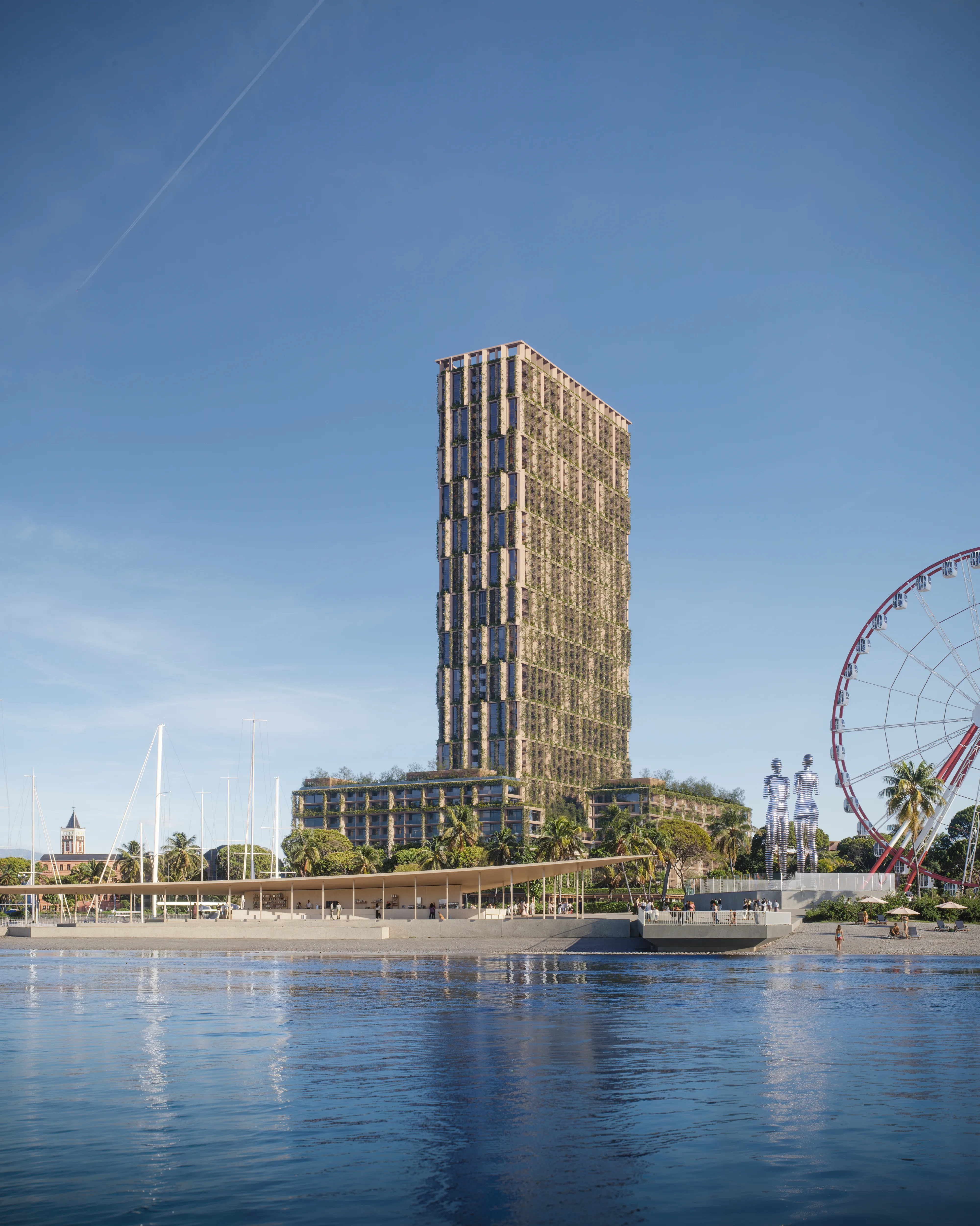 Silk Towers exterior
