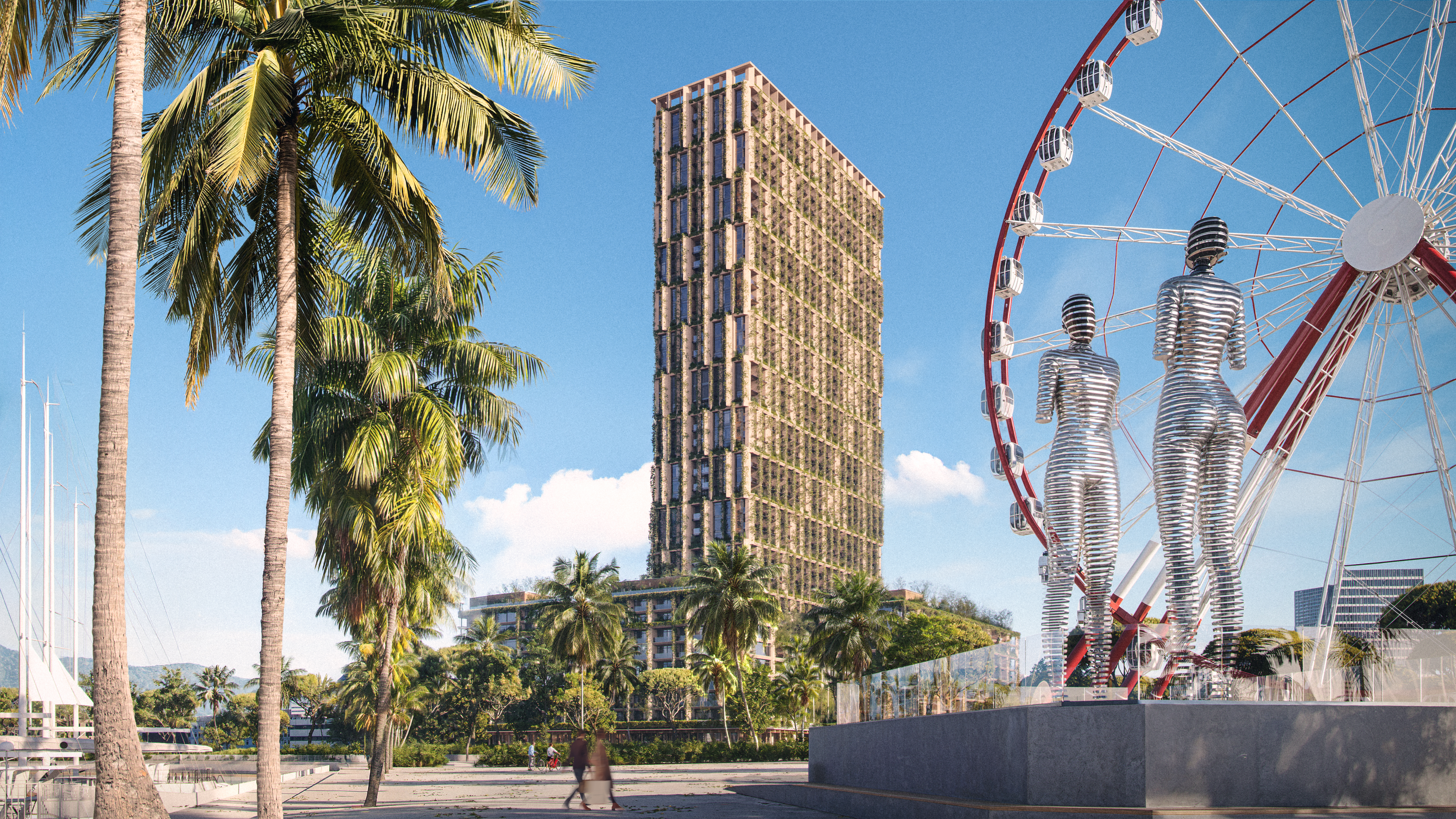 Silk Towers architecture