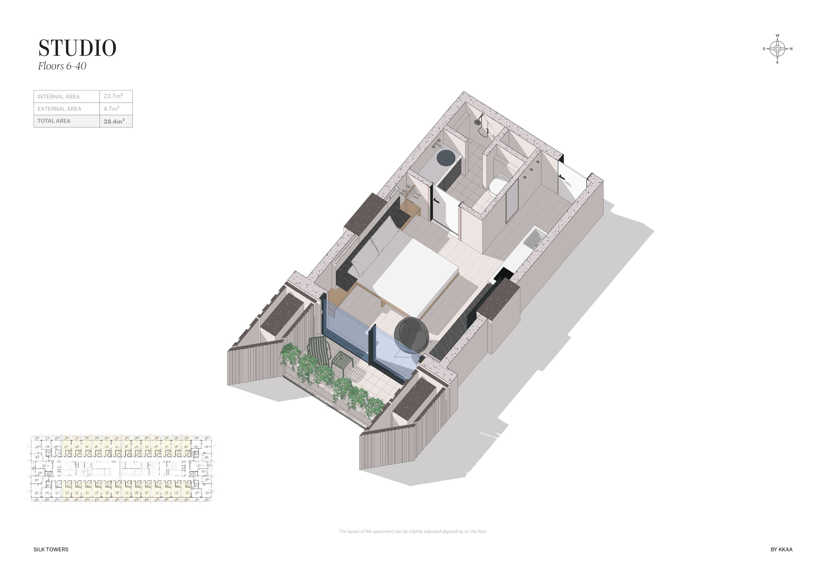 Studio Residence — Silk Towers