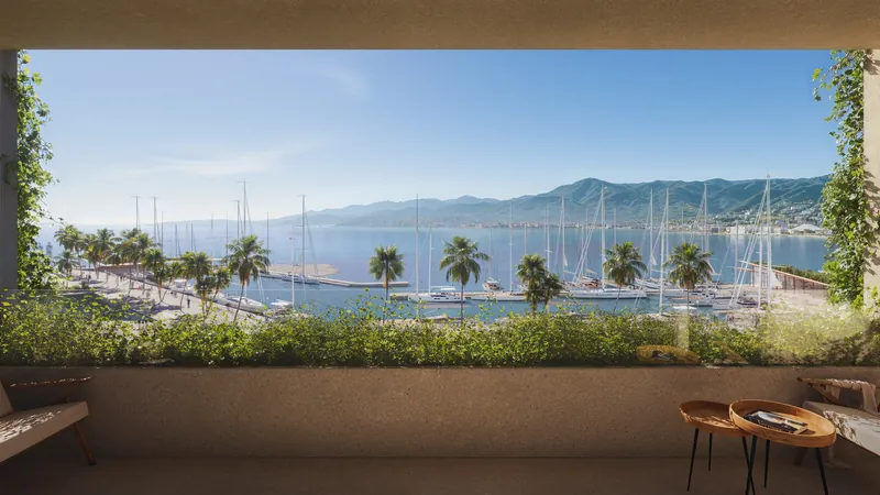 View from the area — Silk Towers, Batumi